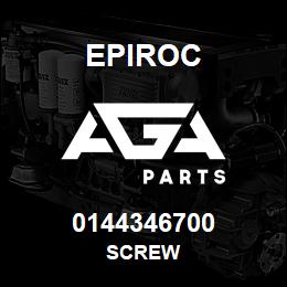 0144346700 Epiroc SCREW | AGA Parts