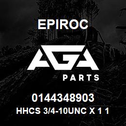 0144348903 Epiroc HHCS 3/4-10UNC X 1 1/2 LG | AGA Parts