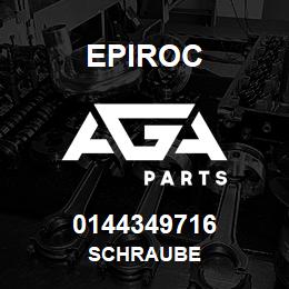 0144349716 Epiroc SCHRAUBE | AGA Parts