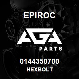 0144350700 Epiroc HEXBOLT | AGA Parts