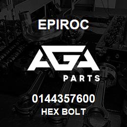 0144357600 Epiroc HEX BOLT | AGA Parts