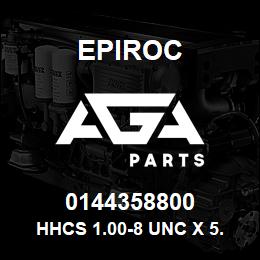 0144358800 Epiroc HHCS 1.00-8 UNC X 5.50 GR 5 | AGA Parts