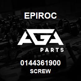 0144361900 Epiroc SCREW | AGA Parts