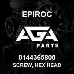 0144365800 Epiroc SCREW, HEX HEAD | AGA Parts