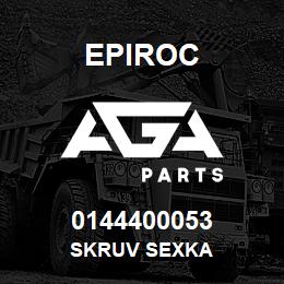 0144400053 Epiroc SKRUV SEXKA | AGA Parts