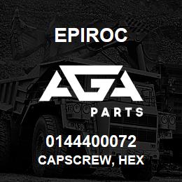 0144400072 Epiroc CAPSCREW, HEX | AGA Parts