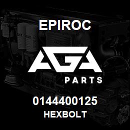 0144400125 Epiroc HEXBOLT | AGA Parts