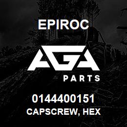 0144400151 Epiroc CAPSCREW, HEX | AGA Parts