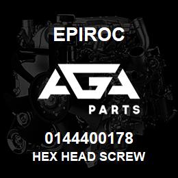 0144400178 Epiroc HEX HEAD SCREW | AGA Parts