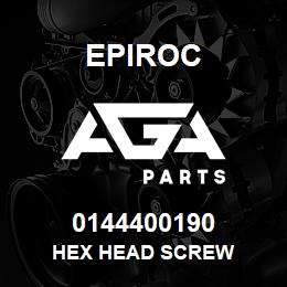 0144400190 Epiroc HEX HEAD SCREW | AGA Parts