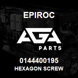 0144400195 Epiroc HEXAGON SCREW | AGA Parts