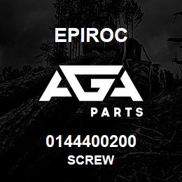 0144400200 Epiroc SCREW | AGA Parts