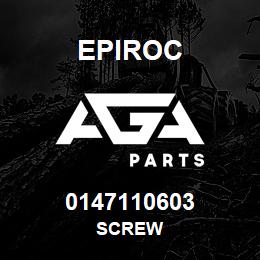 0147110603 Epiroc SCREW | AGA Parts