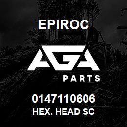 0147110606 Epiroc HEX. HEAD SC | AGA Parts