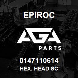 0147110614 Epiroc HEX. HEAD SC | AGA Parts