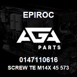 0147110616 Epiroc SCREW TE M14X 45 5739 8.8 | AGA Parts