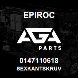 0147110618 Epiroc SEXKANTSKRUV | AGA Parts