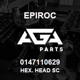 0147110629 Epiroc HEX. HEAD SC | AGA Parts