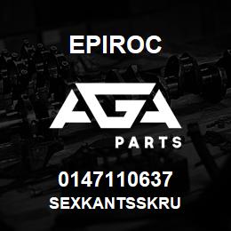 0147110637 Epiroc SEXKANTSSKRU | AGA Parts