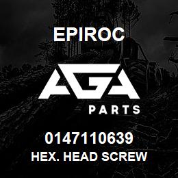 0147110639 Epiroc HEX. HEAD SCREW | AGA Parts