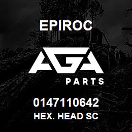 0147110642 Epiroc HEX. HEAD SC | AGA Parts