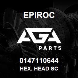 0147110644 Epiroc HEX. HEAD SC | AGA Parts