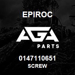 0147110651 Epiroc SCREW | AGA Parts