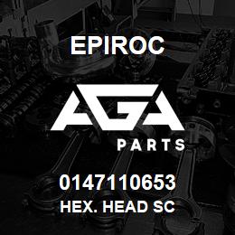 0147110653 Epiroc HEX. HEAD SC | AGA Parts