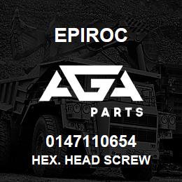 0147110654 Epiroc HEX. HEAD SCREW | AGA Parts