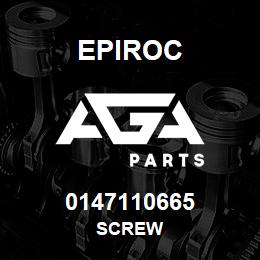 0147110665 Epiroc SCREW | AGA Parts