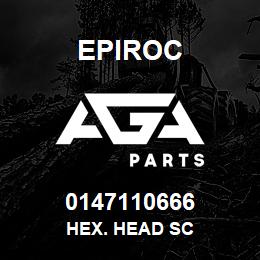 0147110666 Epiroc HEX. HEAD SC | AGA Parts