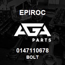 0147110678 Epiroc BOLT | AGA Parts