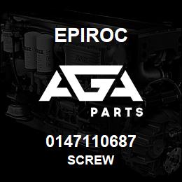 0147110687 Epiroc SCREW | AGA Parts