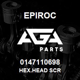 0147110698 Epiroc HEX.HEAD SCR | AGA Parts