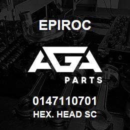 0147110701 Epiroc HEX. HEAD SC | AGA Parts