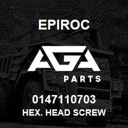 0147110703 Epiroc HEX. HEAD SCREW | AGA Parts