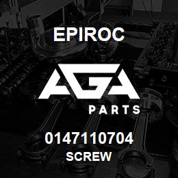 0147110704 Epiroc SCREW | AGA Parts