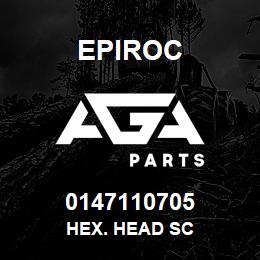 0147110705 Epiroc HEX. HEAD SC | AGA Parts