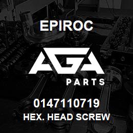 0147110719 Epiroc HEX. HEAD SCREW | AGA Parts