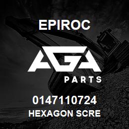 0147110724 Epiroc HEXAGON SCRE | AGA Parts