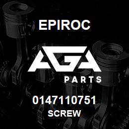 0147110751 Epiroc SCREW | AGA Parts