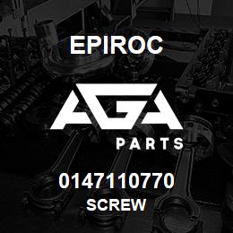 0147110770 Epiroc SCREW | AGA Parts