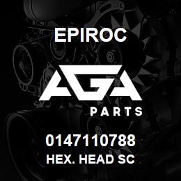 0147110788 Epiroc HEX. HEAD SC | AGA Parts