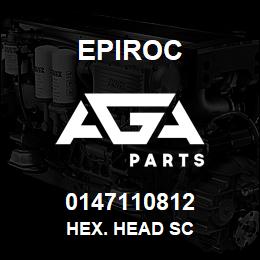 0147110812 Epiroc HEX. HEAD SC | AGA Parts