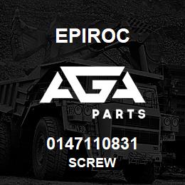 0147110831 Epiroc SCREW | AGA Parts