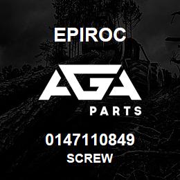 0147110849 Epiroc SCREW | AGA Parts