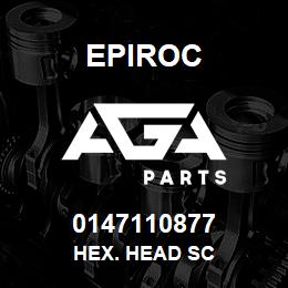 0147110877 Epiroc HEX. HEAD SC | AGA Parts