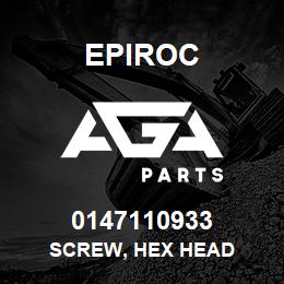 0147110933 Epiroc SCREW, HEX HEAD | AGA Parts