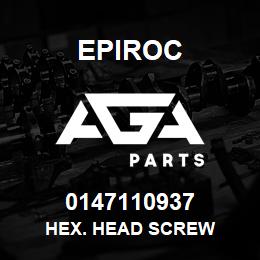 0147110937 Epiroc HEX. HEAD SCREW | AGA Parts