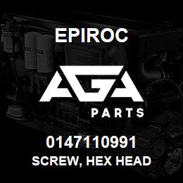 0147110991 Epiroc SCREW, HEX HEAD | AGA Parts